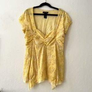 VINTAGE floral fairy top (1963)